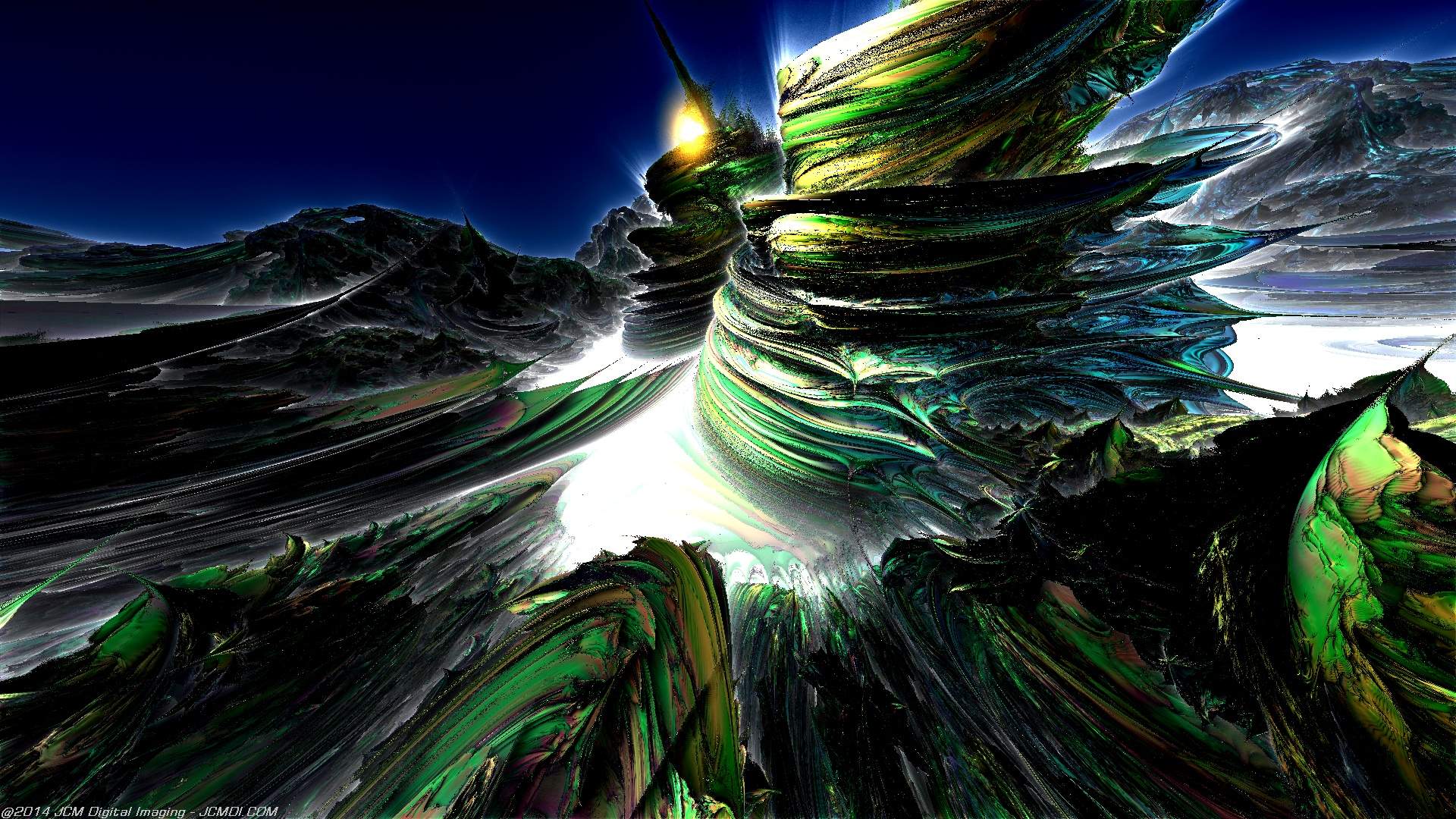 Fractal Asteroid Animation still image (JCMDI.COM)